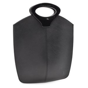 Louis Vuitton Demilune Epi Handbag Black